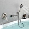 CLIHOME Wall Mount Single-Handle 7-Spray Tub and Shower Faucet with Handheld Shower Head (Valve Included) - 3 of 4