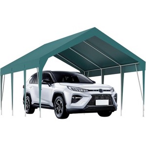 Heavy Duty Carport, Portable Waterproof Car Canopy Shelter, UV Protection Outdoor Garage for Vehicles & Equipment - 1 of 4