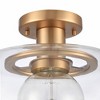 Elk Home Clement 1 - Light Semi-Flush Mount in  Brushed Gold - 2 of 4