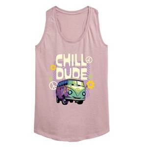 Women's - Disney - Filmore Chill Dude Graphic Racerback Tank - 1 of 4