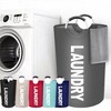 Tramull 1-Gallon Waterproof Fabric Laundry Basket, Foldable Storage Bin with Handles for Home Organization - 2 of 4