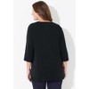 Catherines Women's Plus Size Ultra-Soft Square-Neck Tee - 3 of 4