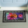 Evergreen Cornflower & Butterfly Sassafras Indoor Outdoor Switch Doormat 1'10"x10" Multicolored - 2 of 2