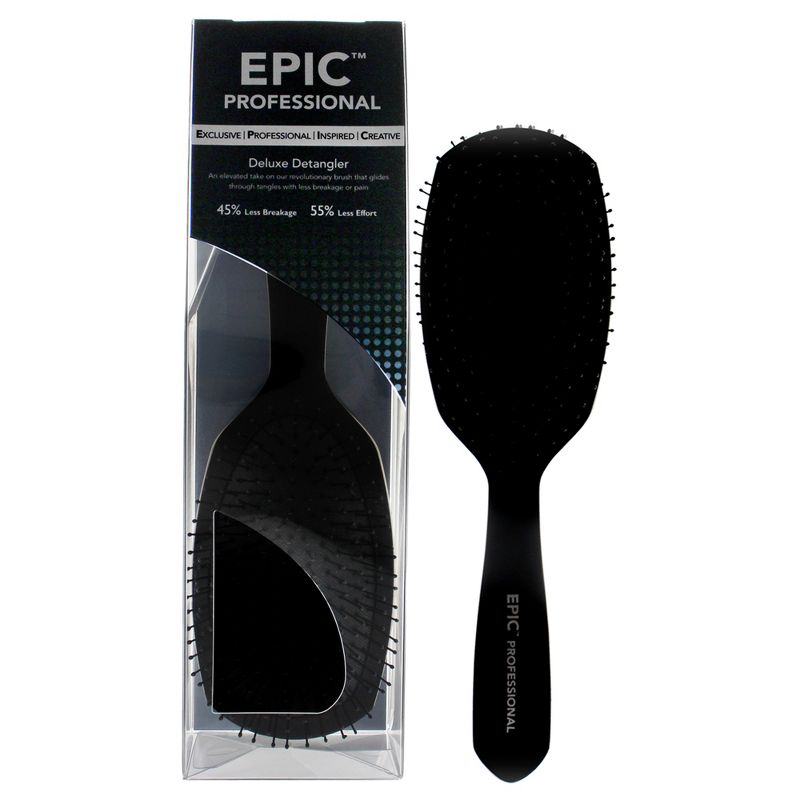 Wet Brush Pro Epic Deluxe Detangler Brush - Black - 1 Pc Hair Brush, 1 of 5