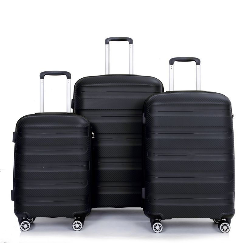 Hardshell Luggage Sets 3 Piece With Tsa Lock And 360 Degree Double Spinner Wheels Pp Lightweight Durable Hand Luggage (20"/24"/28"), 1 of 7