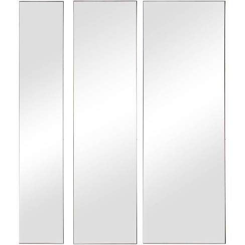 Uttermost Rectangular Vanity Accent Wall Mirror Modern Beveled Gold Iron  Clear Acrylic Frame 28 Wide For Bathroom Living Room : Target