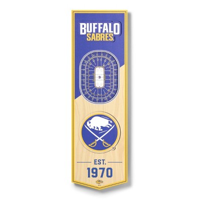 NHL Buffalo Sabres 6"x19" 3D Stadium Banner