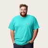 Dalix Ghost Embroidered Soft Cotton Short Sleeve T Shirt Mens - 3 of 4