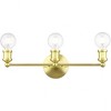 Livex Lighting Lansdale 3 - Light Vanity in  Satin Brass - 3 of 4
