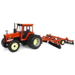 Spec Cast 1/16 Allis Chalmers 6070 FWA Tractor with Rear Duals & Orange Wing Disc, 2024 Iowa FFA Limited Edition Cust-2118 - 1 of 4