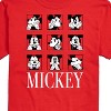 Men's - Disney - Mickey Expression Grid Short Sleeve Graphic T-Shirt - 2 of 4