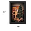 HomeRoots Naughty Or Nice Black Framed Print Wall Art - 3 of 4