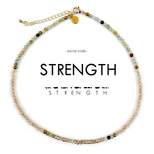 ETHIC GOODS Women's 2mm Morse Code Necklace [STRENGTH]