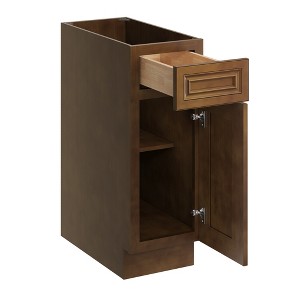 CASAINC 12 in. W x 34.5 in. H x 24 in. D Base Kitchen Cabinet with 1 Soft-Close Drawer – Plywood Frame, Full Overlay Front - 1 of 4