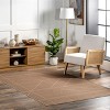Nuloom Ellen Geometric Easy-Jute Pet Friendly Machine Washable Area Rug - 2 of 4