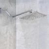 ALEXOUN Chrome 10" Square Rainfall & High Pressure Stainless Steel Bath Shower head - 4 of 4