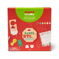 Create-Your-Own Santa Welcome Wood Craft Kit  - Mondo Llama™