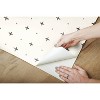 RoomMates Cross Stitch Magnolia Home Wallpaper Black/White: Self-Adhesive, Peelable, Repositionable, Modern Polka Dots - 3 of 4