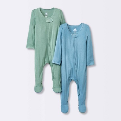 Image of Baby 2pk Premium Modal Sleep N' Play - Cloud Island™ Green 3-6M
