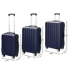 Karl Home 3in1 Multifunctional Large Capacity Traveling Storage Suitcase Luggage Set Blue - 3 of 4