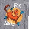 Men's - Dr. Seuss - Fox In Socks Jumping Short Sleeve Graphic T-Shirt - 2 of 4