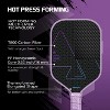 AENKYO Pro Traditional Pickleball Paddle, 16mm PP Honeycomb Core, Carbon Fiber Material - Purple - 4 of 4