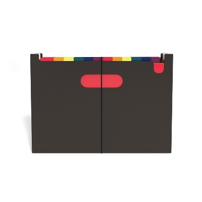 MyOfficeInnovations Plastic Accordion File 25-Pocket Letter Size Multicolor (TR45523) 24357050