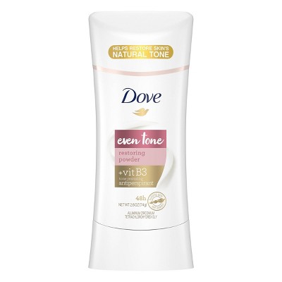 Dove Even Tone Restoring Powder 48-Hour Antiperspirant & Deodorant Stick - 2.6oz