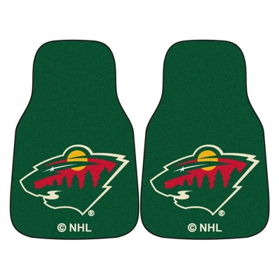 NHL Minnesota Wild Carpet Car Mat Set - 2pc