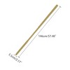Allegra K Men's Knit Self-Tied Solid Color Skinny Square Tipping Ties - 3 of 4