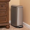 Slim Trash Can, 20 Liter / 5 Gallon, Small Stainless Steel Trash Can - 2 of 4