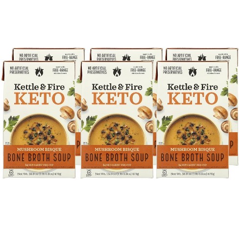 Kettle & Fire Soup, Bone Broth, Chicken Noodle - 16.9 oz