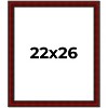 PosterPalooza | Weathered Red Picture Frame - UV Acrylic, Foam Board Backing, Hanging Hardware - 2 of 4