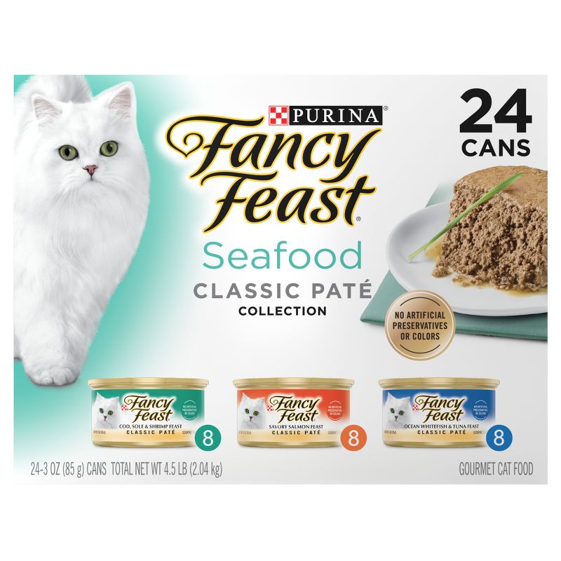 Fancy Feast Seafood Classic Wet Cat Food, 4 of 10