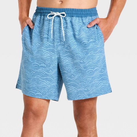 Мужские брюки Goodfellow & Co x Reyn Spooner Men's 7" Swim Trunks - Goodfellow & Co™ x Reyn Spooner Blue L