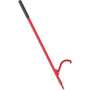Acekool 61in Cant Hook Logging Tool with Adjustable Hook & Rubber Grip,Log Roller for Timber Firewood,19in Max Opening,Outdoor Garage Shop - 1 of 4