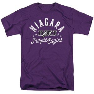 Niagara University Official Purple Eagles Adult T Shirt, Purple Eagles - 1 of 4