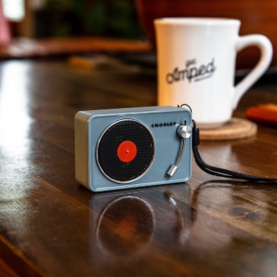 Tourmaline Blue Portable Vintage Style Bluetooth Speaker