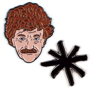 Unemployed Philosoph - Kurt Vonnegut & Asterisk Lapel Pin Set - 1 of 1