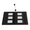 Insten Game Card Case For Nintendo Switch and OLED Model Games Storage Aluminum Portable Holder, 6 Game Slots, Black - 3 of 4