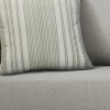 Outdoor Decor by Commonwealth Printed Stripe Outdoor Pillow Cover 18 x 18 Sage (Cover Only) - 4 of 4
