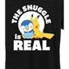 Women's - Pokémon - The Snuggle Is Real Pikachu and Piplup Short Sleeve Graphic T-Shirt - 2 of 4