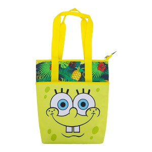 SpongeBob SquarePants Character Face 16" Insulated Cooler Tote - 1 of 4