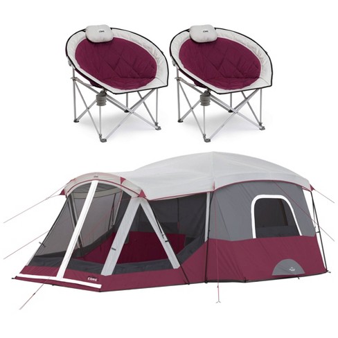 Core Equipment 11 Person Cabin Tent with Screen Room