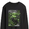 Men's - Star Wars - The Mandalorian Grogu Digital Long Sleeve Graphic T-Shirt - 2 of 4