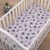 NoJo Disney Nightmare Before Christmas Gray, Black, White, and Blue, Jack Skellington Super Soft Nursery Fitted Crib Sheet - 4 of 4