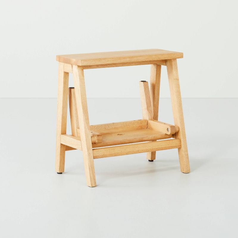 Wood Kitchen Step Stool Natural - Hearth &#38; Hand&#8482; with Magnolia, 5 of 12