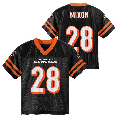 NFL Cincinnati Bengals Boys' Joe Mixon Short Sleeve Jersey - XS