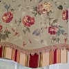 RLF Home 100% Cotton Lymington Glory  Fully lined Windows Rod Pocket Valance 50" x 16"  Green - 4 of 4