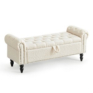 52" Long Storage Footboard Bench - 1 of 2